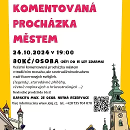 Večerní komentovaná procházka městem